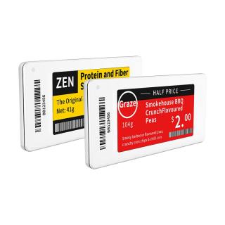 2,66 İnç Çok Dilli Elektronik Raf Kenarı Etiketleri İnce Seri