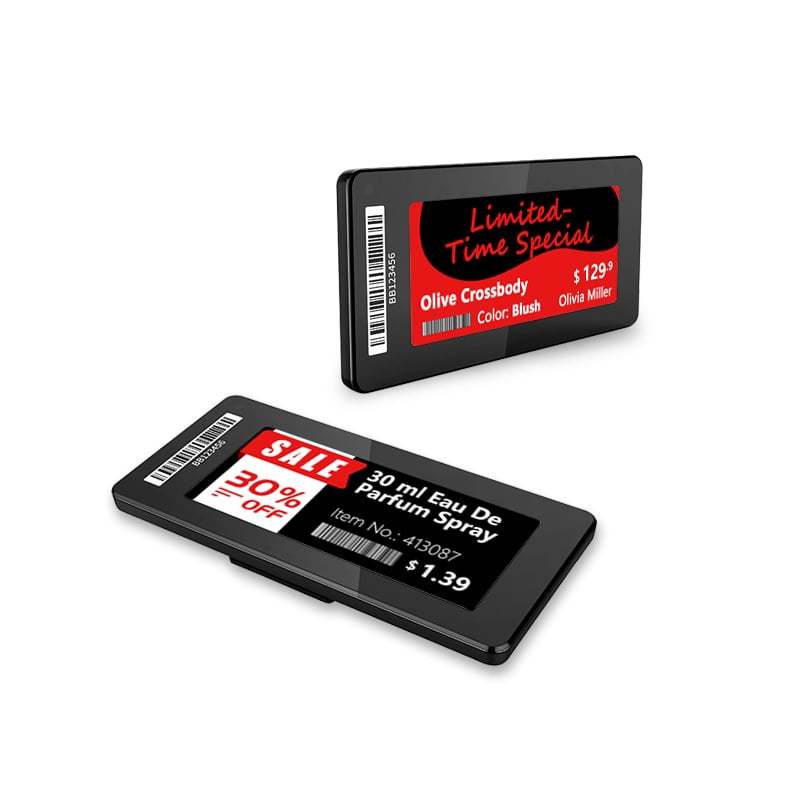 2.9 İnç Elektronik Raf Etiketi Slim Serisi