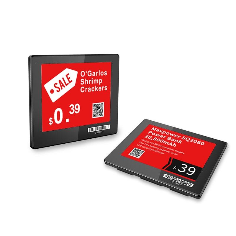 4,2 İnç Çok Dilli Elektronik Raf Kenarı Etiketi İnce Seri