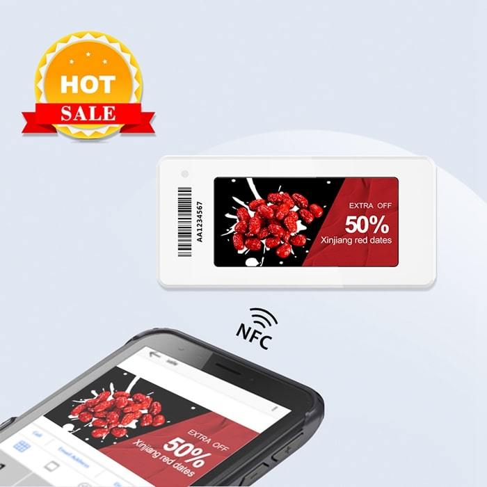 Mobil kontrollü E-mürekkep Dijital Etiket 2.13 inç