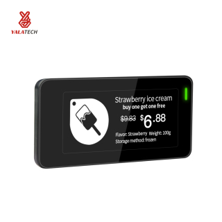 2,9 İnç Çok Dilli Dondurucu Dijital Raf Etiketi Suya Dayanıklı