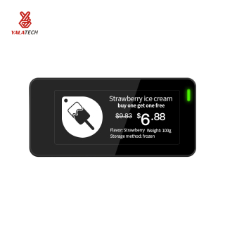 2,9 İnç Çok Dilli Dondurucu Dijital Raf Etiketi Suya Dayanıklı
