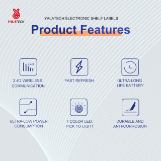 1.54 inç Elektronik Raf Etiketi